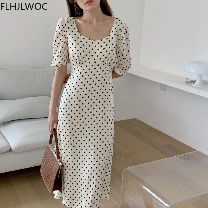 Vintage Fashion Korea - 2021 lato Temperament pani kobiety moda