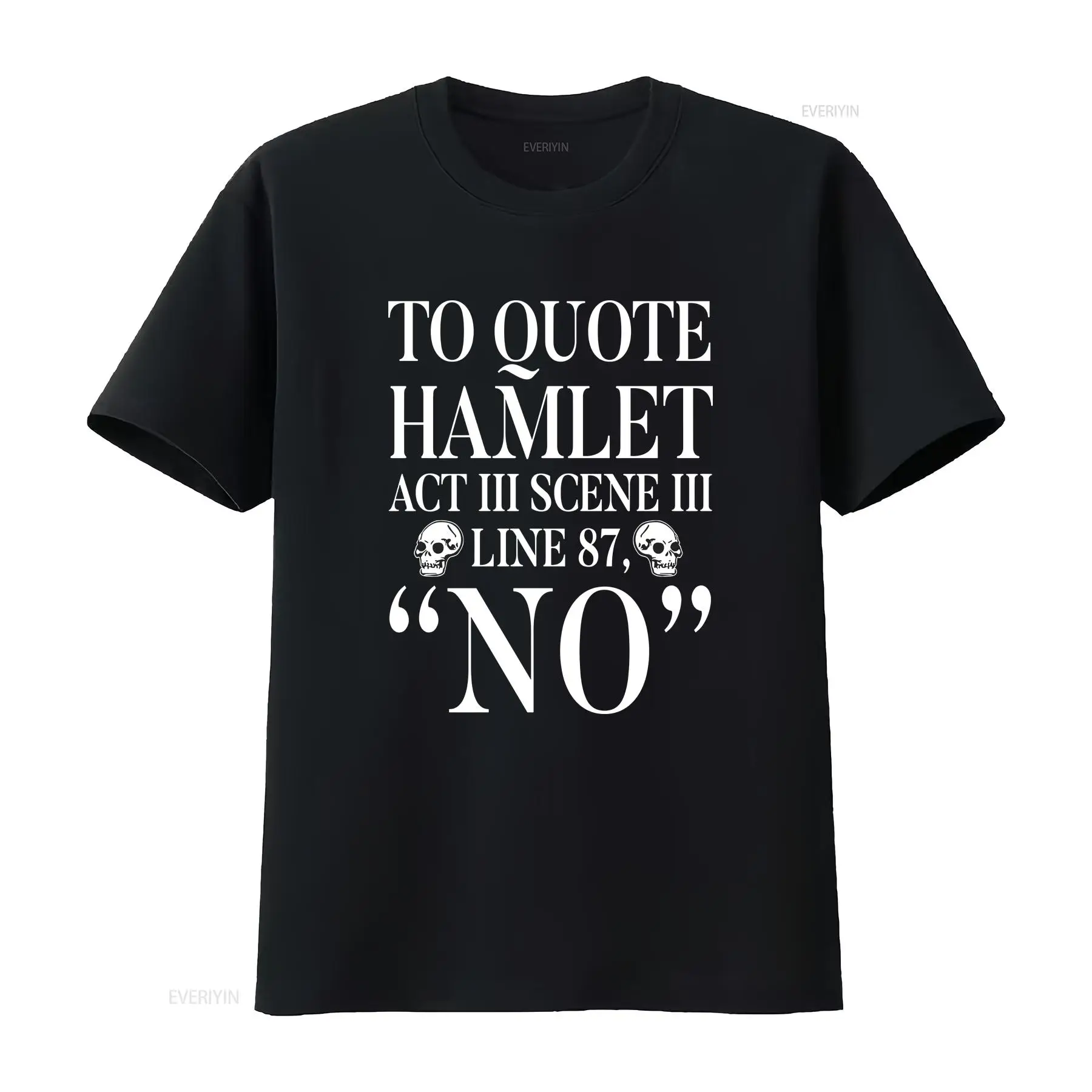Vintage Fashion Quotes - Koszulka z cytatem z Hamleta Shakespeare