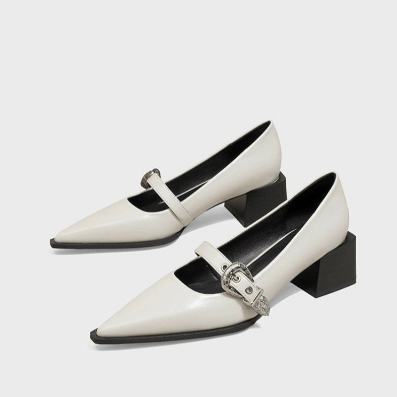 Vintage Fashion Dresses - Damskie buty Mary Jane w stylu