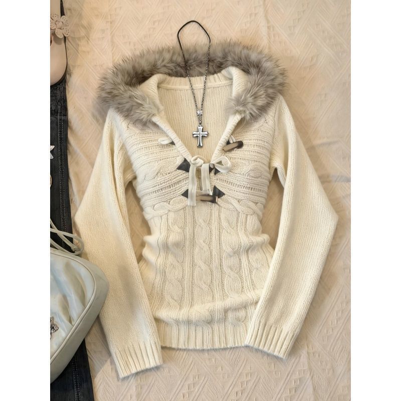Vintage Fashion Korea - Bluza streetwearowa Y2k Goth Punk Zimowa