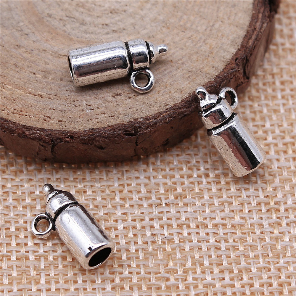 Vintage Fashion Wholesale - 40 szt. 15x5x5mm (0,59x0,2x0,2 cala) zawieszek