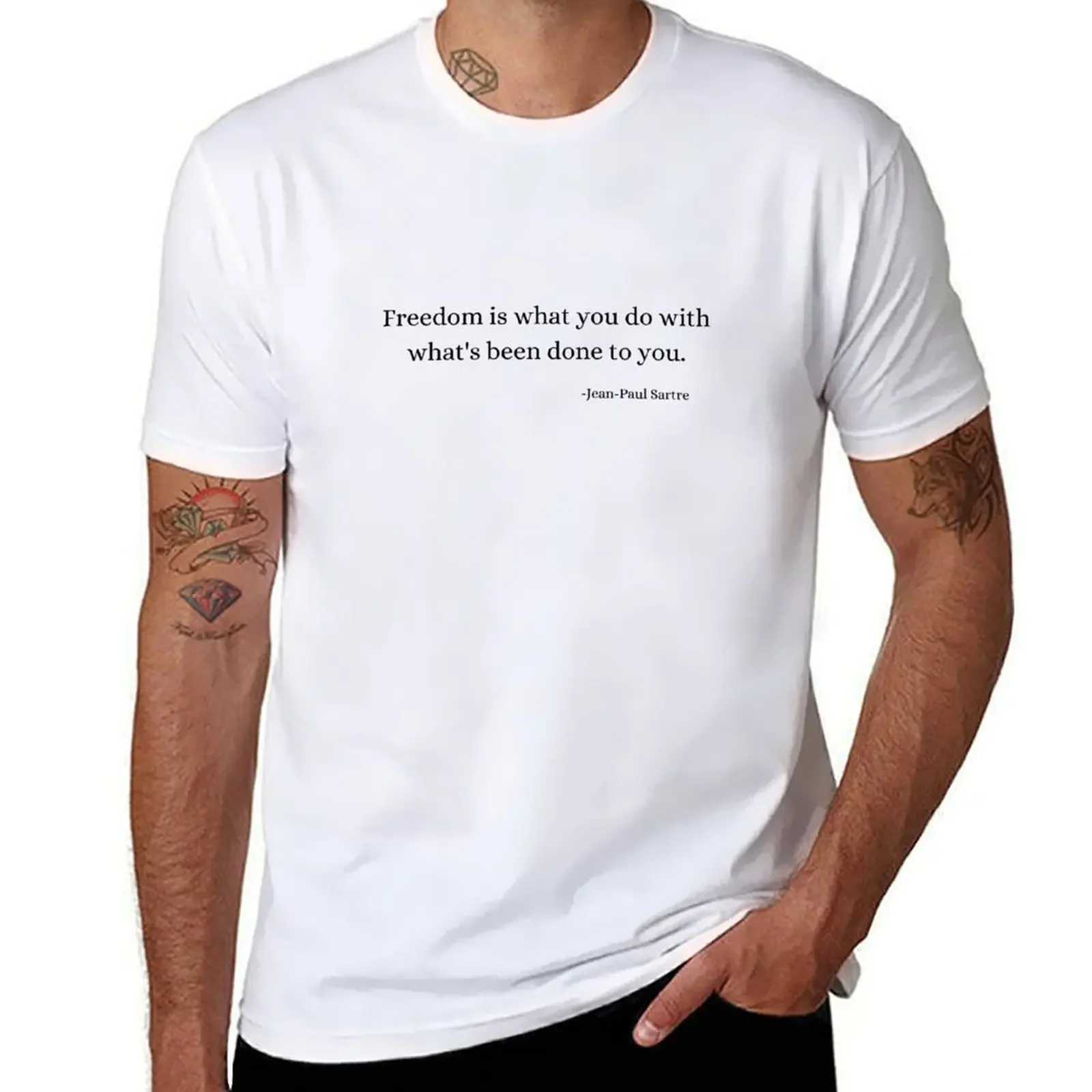 Vintage Fashion Quotes - Koszulka z cytatem z filozofii historii:
