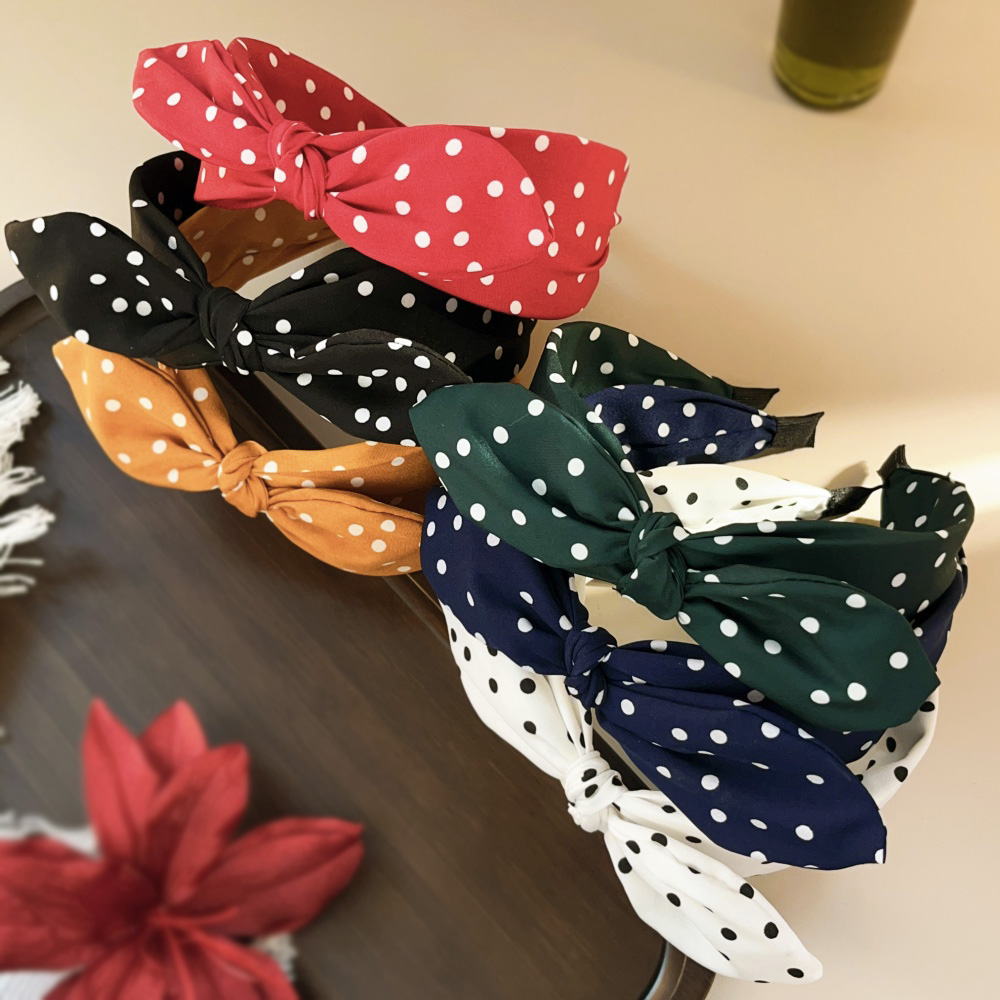Boho kropki szerokie opaski do – Vintage Fashion Wholesale recenzja i cena
