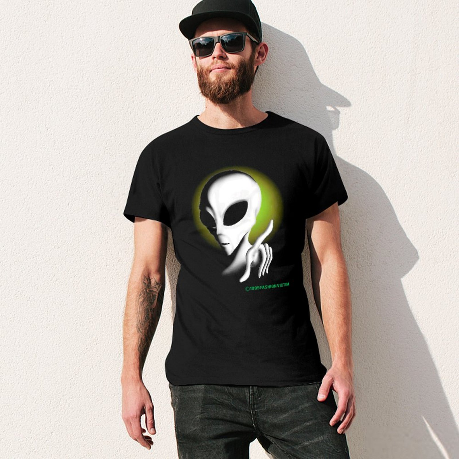 1995 ALIEN Vintage Koszulka Mę – Vintage Fashion Victim recenzja i cena