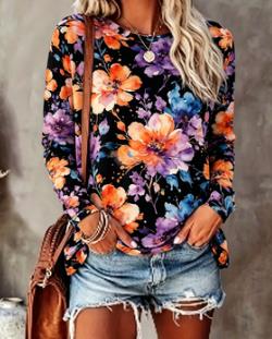 Damska koszulka z kwiatowym na – Printed Floral Shirt recenzja i cena