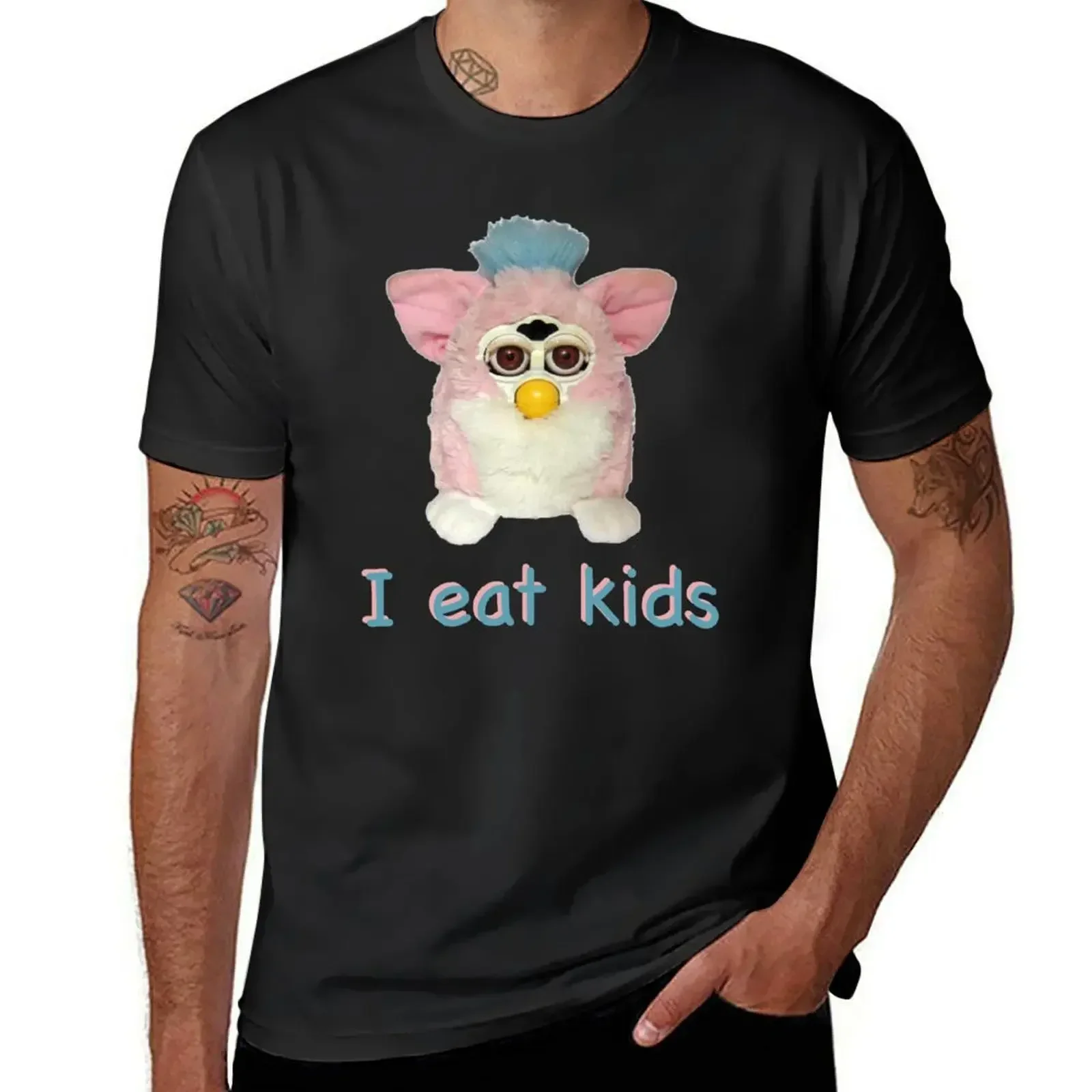 Koszulka z grafiką Furby I eat – Vintage Fashion Archive recenzja i cena
