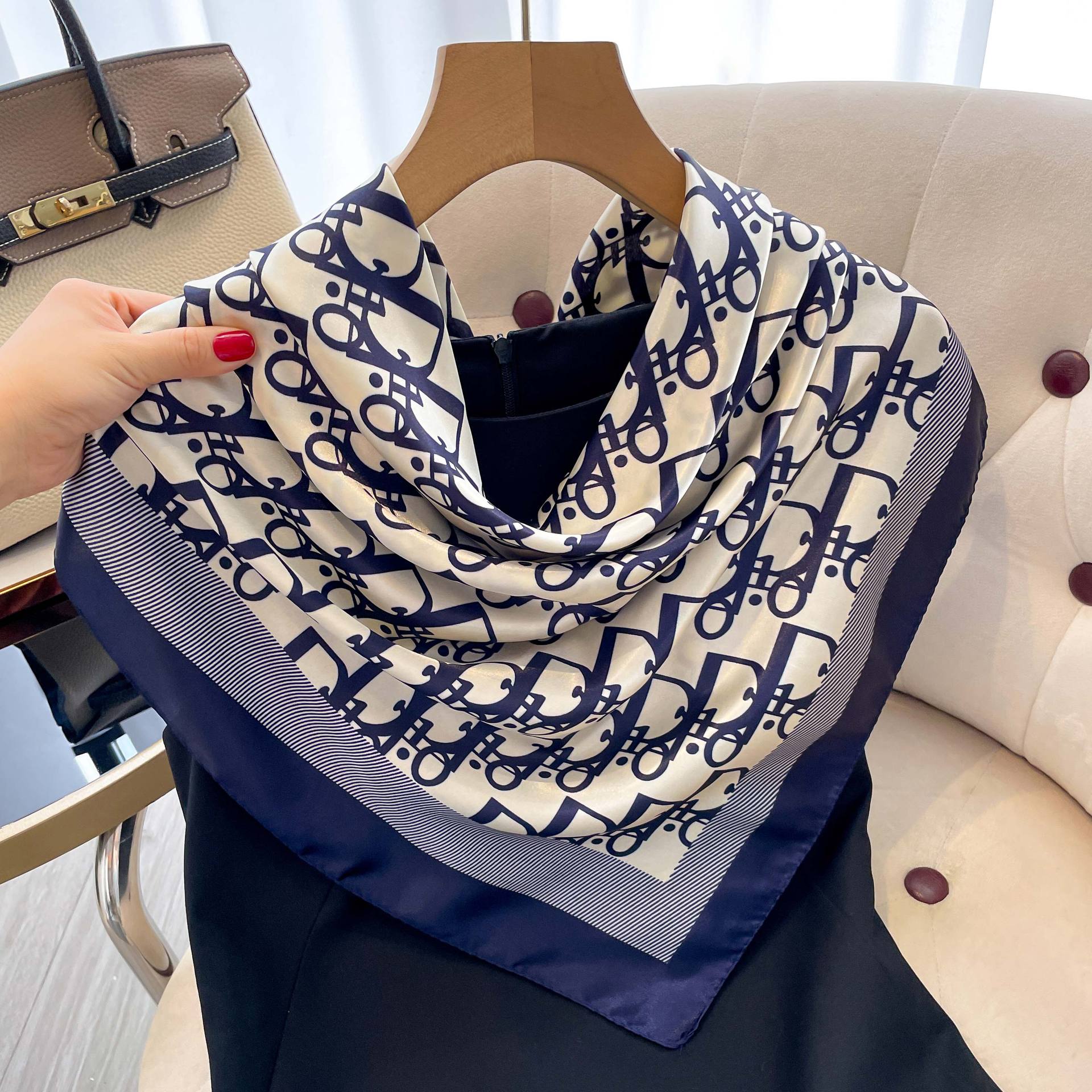 1 szt. 90cm Damska Jedwabna Ap – Vintage Fashion Shop recenzja i cena